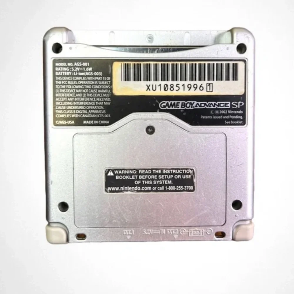 Nintendo Game Boy Advance SP Model No. AGS-001